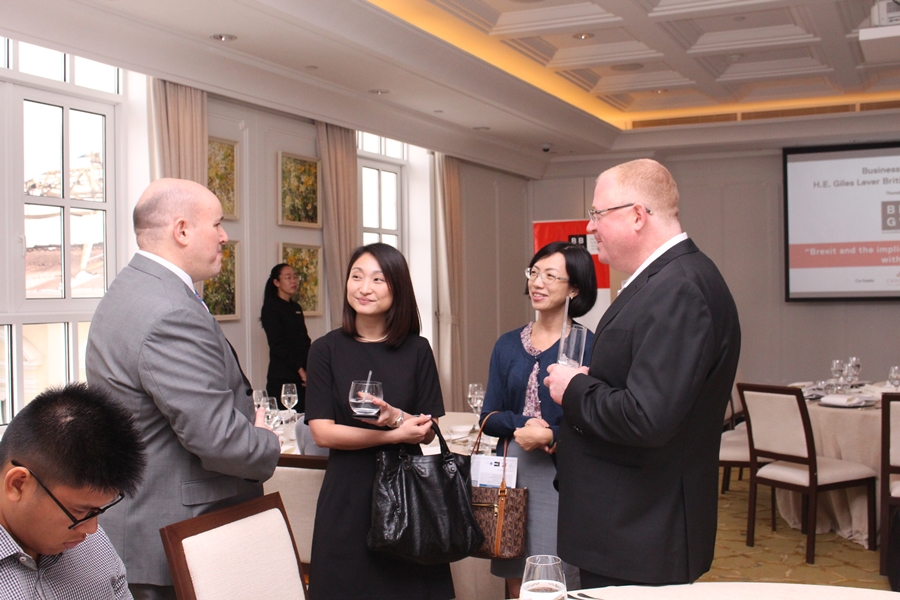 BUSINESS LUNCHEON WITH H E GILES LEVER BRITISH AMBASSADOR TO VIETNAM